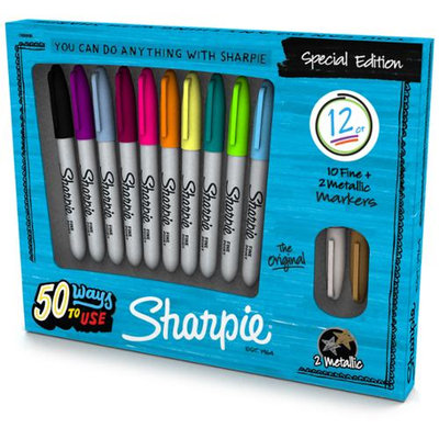 Sanford Sharpie Fine Point Special Edition Permanent Markers 12/Pkg