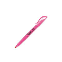 Sanford Ink Corporation Pocket Highlighter, Chisel Tip, Florescent Pink