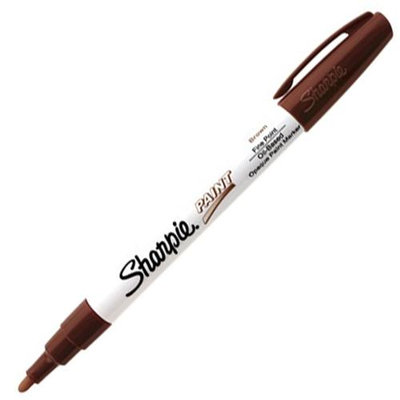 Sharpie Gardening Supplies. Brown Fine Point Oil-Based Paint Marker