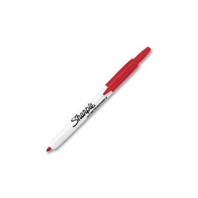 Sharpie Red Retractable Fine Point Permanent Marker
