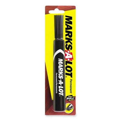 Avery Large Black Marks A Lot Permanent Marker