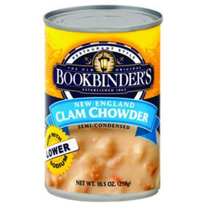 Bookbinder's Soup New Eng Clam Chowder -Pack of 6