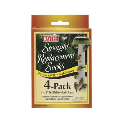 Kaytee Products Wild Bird Replacement Straight Sock (4 Pack)