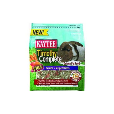 Kaytee Products Inc - Timothy Complete plus Fruits & Vegetables Guinea Pig 5 Pound