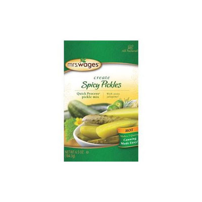 Precision Foods Inc-Mrs. Wages Quick Process Pickle Mix- Spicy Pickels 6.5 Ounce