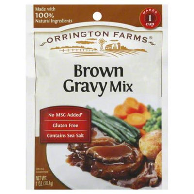 Orrington Farms Mix Granular Gravy Brown Pouch, 1 Oz. - Case of 12