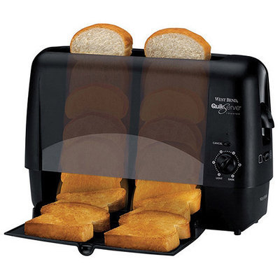 Focus Electrics 78224 WB Quikserve Toaster-Black