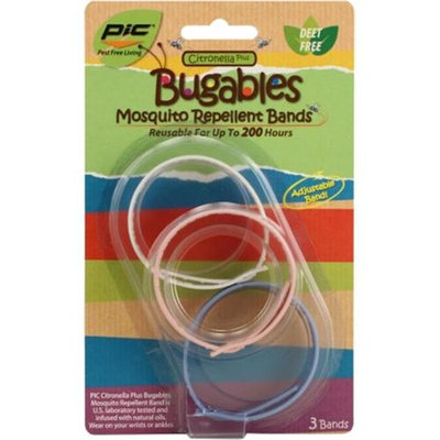 PIC Mosquito Repellent Wristband Pack 3 Count