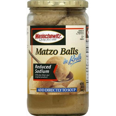 Manischewitz Soup Matzo Ball Broth Lsalt -Pack of 12