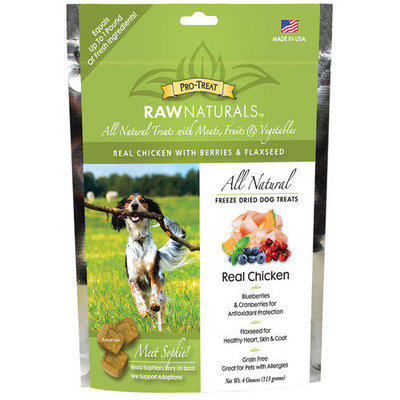 Gimborn Pro-Treat Raw Naturals Chicken Freeze Dried Dog Treats (4 oz.)
