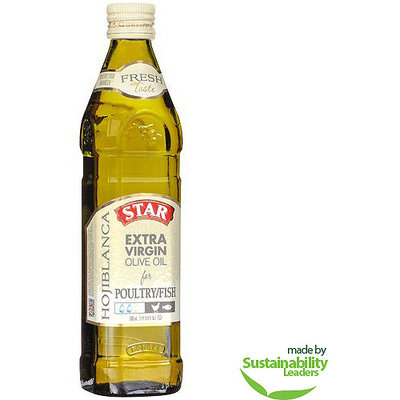 Star Hojiblanca Extra Virgin Olive Oil for Poultry/Fish, 16.9 fl oz