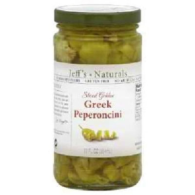 Jeffs Naturals BG14590 Jeffs Naturals PeprnciniSliced Grk - 6x12OZ