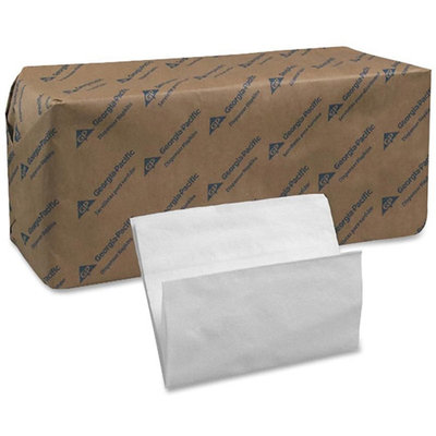 Georgia Pacific GEP37402 Full Fold Napkins- 1-Ply- 12in. x17in- 6000-CT- White