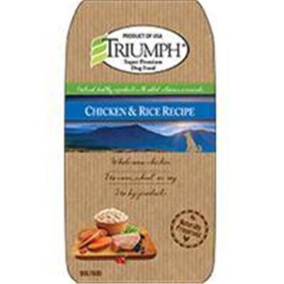 Triumph Pet-sunshine Mill Triumph Pet Industries-Triumph Chicken And Rice Dog Food 16 Pound 00874