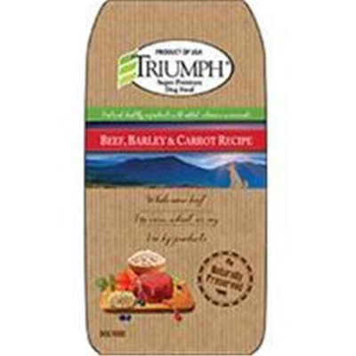 Triumph Pet-sunshine Mill Triumph Pet Industries-Triumph Beef Barley And Carrot Dog Food 30 Pound 00878