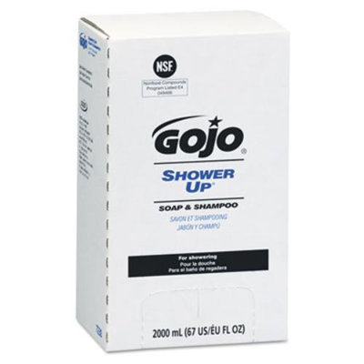 Gojo Shampoo and Conditioner SHOWER UP Soap & Shampoo, 2,000 mL