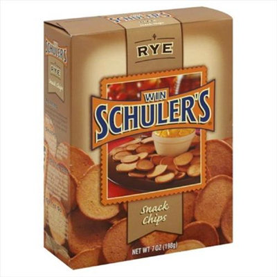 Win Schuler Chip Snack Rye Natural 7 Oz Pack Of 12