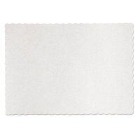 Hoffmaster Placemats Scalloped Edge Placemat, 9.75 x 14