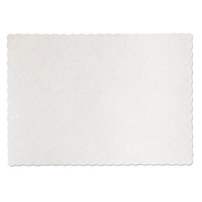 Hoffmaster Placemats Scalloped Edge Placemat, 9.75 x 14