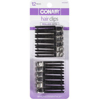 Scunci CONAIR 12 Piece Chrome Plated Hair Clips