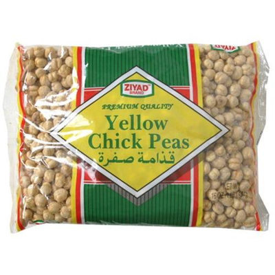 Ziyad Yellow Chick Peas 12 Oz Pack Of 6
