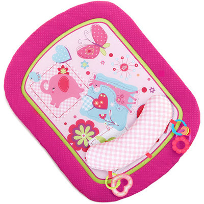 Bright Starts Sweet Savanna Prop and Play Playmat - Pink