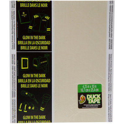 Shurtech Glow In The Dark Duck Tape Sheets 8.5