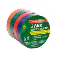 Shurtech 299020 Electrical Tape - Assorted Colors, 5 Pak ~ 1/2