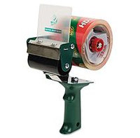 Duck Extra-Wide Packaging Tape Dispenser, 3 Core, Green