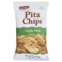 Kangaroo Chip Pita Garlic Herb 9 Oz Pack Of 12