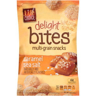 Life Choice Delight Bites Caramel Sea Salt Multi-Grain Snacks, 5 oz