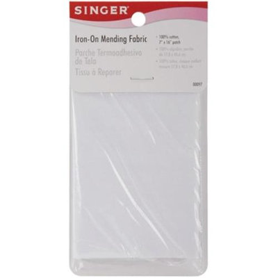 Singer 8 X 10 White Jumbo Iron On Patch