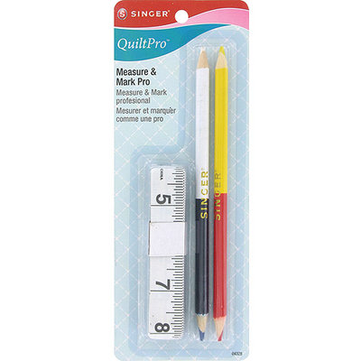 Singer QuiltPro Measure & Mark Pro-Tape Measure & Pencils