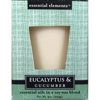 Candle lite 9 Oz Eucalyptus & Cucumber Scented Candle