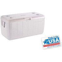Coleman 100-Quart Cooler without Tray, White