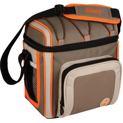 Coleman 9 Can Soft Cooler Outdoor With Liner Tan