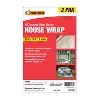 FROST KING 2P101527 House Wrap, Clear,15 Ft