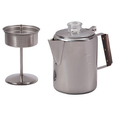 TOPS MFG. CO 409 29 CUP STAINLESS STEEL PERCOLATOR