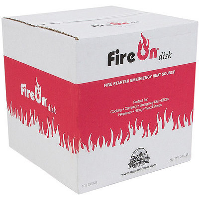 Augason Farms FireOn Fire Starter Disks, 108 Count