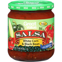 Great Value Mild White Corn & Black Bean Salsa, 16 oz
