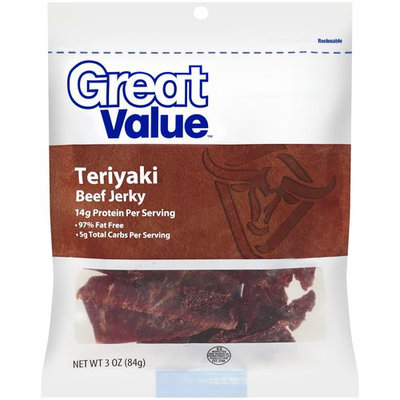 Great Value Teriyaki Beef Jerky, 3 oz
