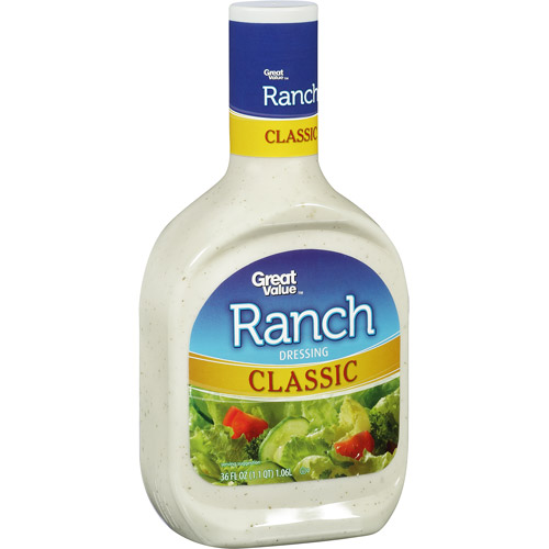 great value classic ranch dressing Unpopular opinion, but the great value version is better in a lot of things