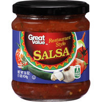 Great Value Restaurant Style Salsa, 16 oz