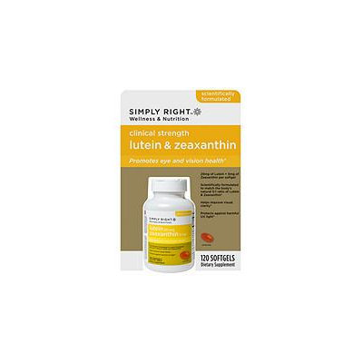 Simply Right Lutein 25mg & Zeaxanthin 5mg - 120 ct. softgels