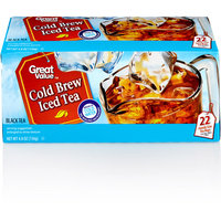 Great Value Cold Brew Iced Tea Family Size Tea Bags, 22 count, 4.8 oz