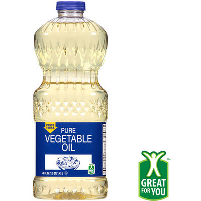 Price First Pure Vegetable Oil, 48 fl oz