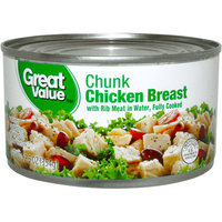Great Value: Premium Fully Cooked Chunk Chicken, 12.5 Oz