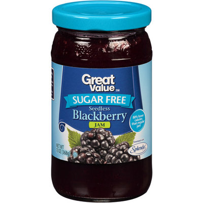 Great Value: Sugar Free Blackberry Preserves, 13 Oz