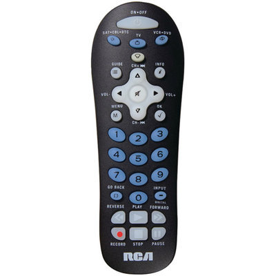 Ge/rca RCA RCR311BN 3-Device Universal Remote Control - Black