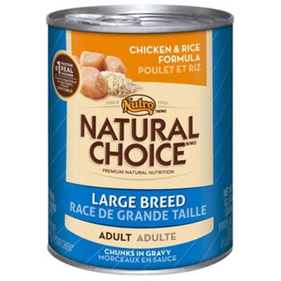 Nutro 791437 Nutr Nc Large Breed Dog 12-12.5 Oz. Pack of 12